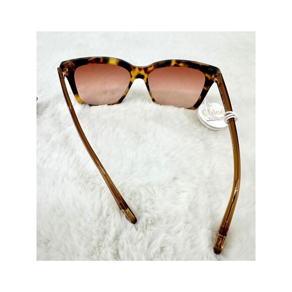 Chloe‎ Women's Havana Sunglasses CH0079S 001 56 - Picture 7 of 13